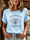 Women's Casual Colorado Strong T-shirt
