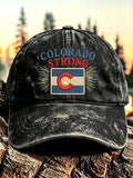 Retro Colorado Environmental Protection Print Baseball Cap