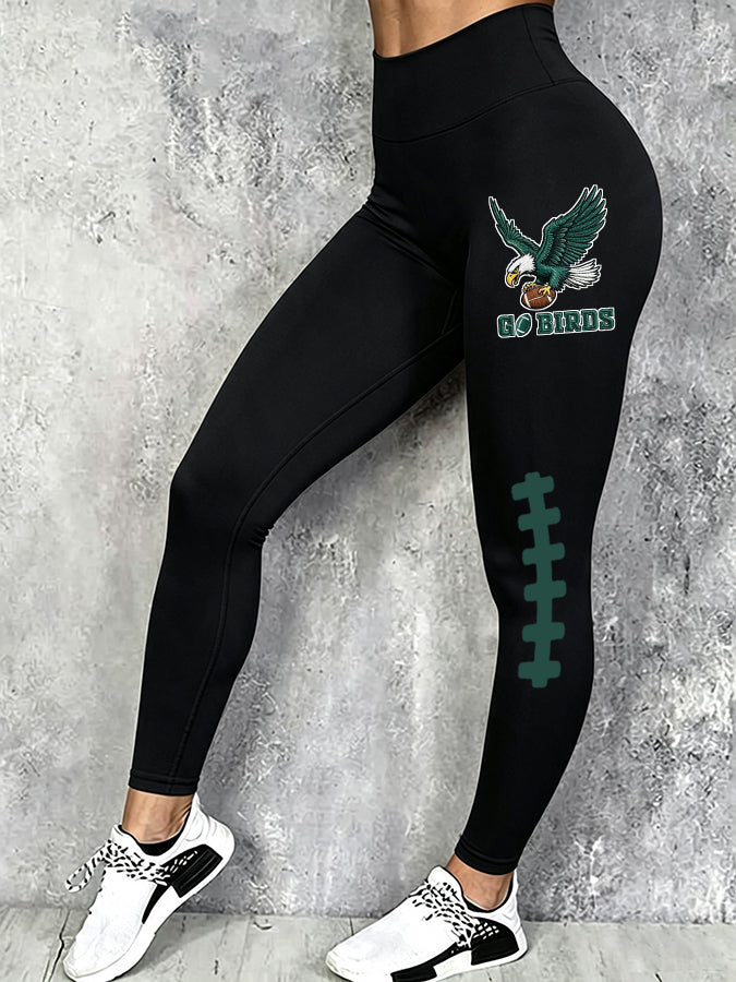 Women'S Football Print Leggings
