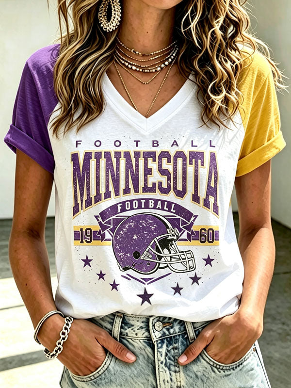 Women's Football Printed Casual Sweatshirt