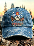 Retro Colorado Environmental Protection Print Baseball Cap