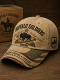 Buffalo Soldier Print Baseball Cap