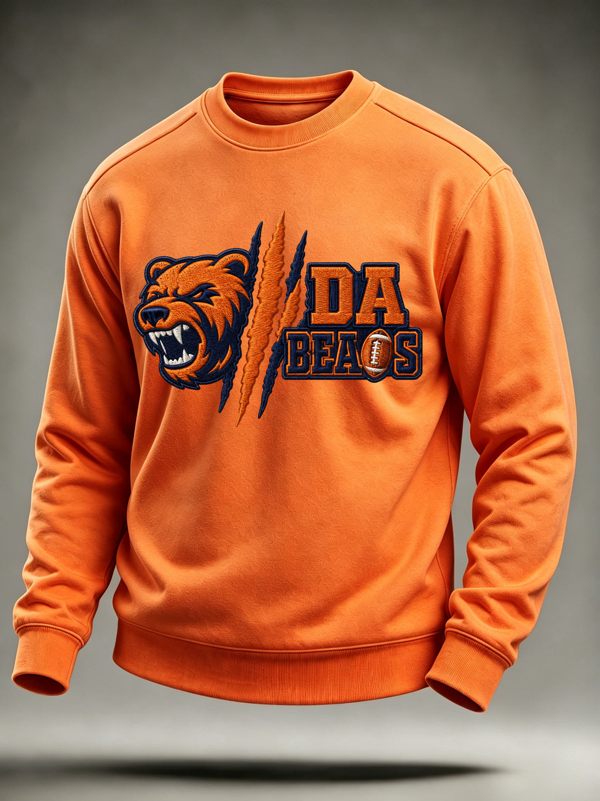 Men's Football Gameday Gift For Football Fans Crew Neck Sweatshirt