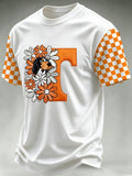 Men'S Football Print Waffle T-Shirt