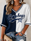 Women's Cowboy Football Enthusiasts Printed Top