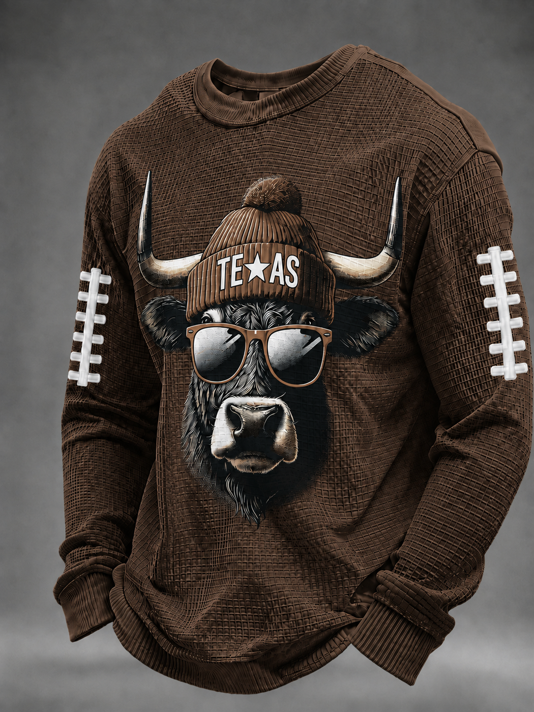 Men'S Rugby Printed Waffle T-Shirt