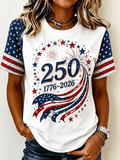 Women's America 1776-2026 Freedom Print T-shirt