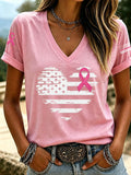 Women's Breast Cancer Awareness  Casual T-shirt