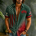 Men's "Buffalo Soldier" Summer Short-Sleeve Shirt