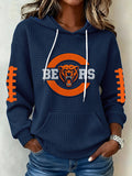 Women'S Football Fans Print Sweatshirt