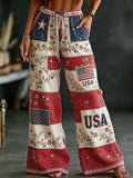 Women's 250th Anniversary Printed Casual Pants
