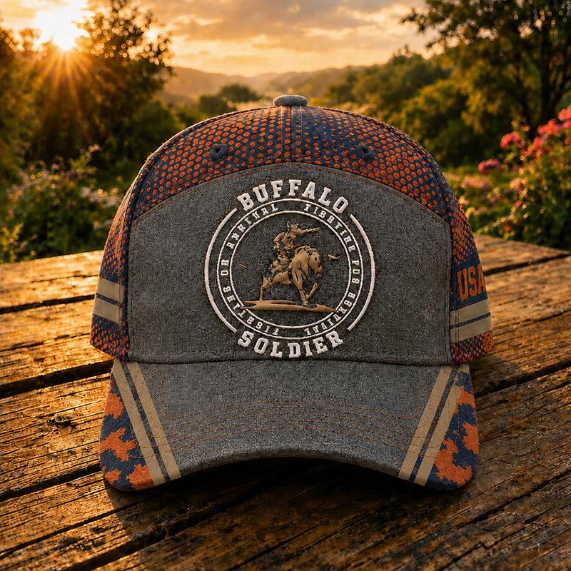 Buffalo Soldier Casual Baseball Cap