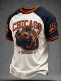 Men'S Football Fans Printed Short Sleeve T-Shirt