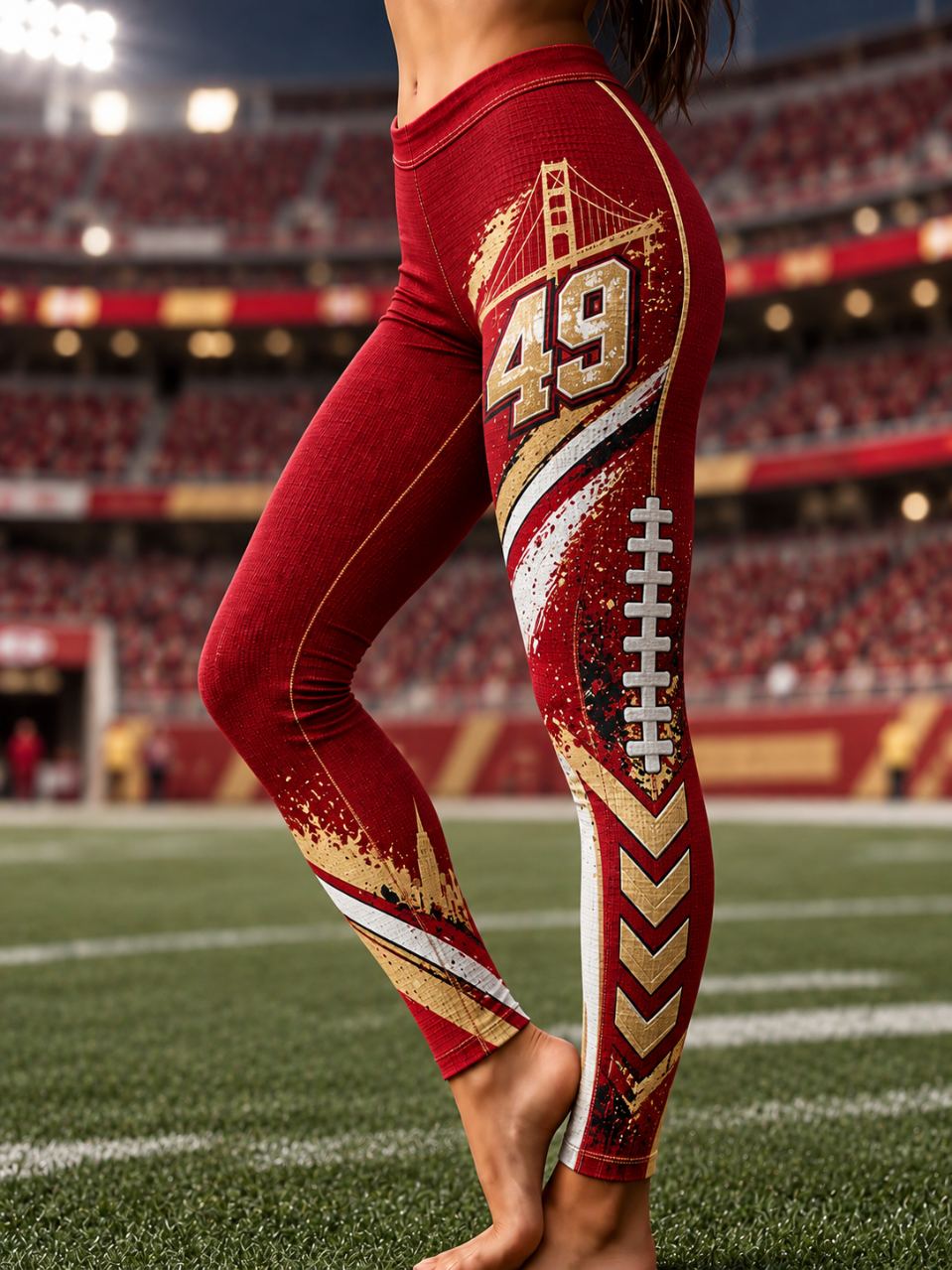 Women'S Football Sports Leggings
