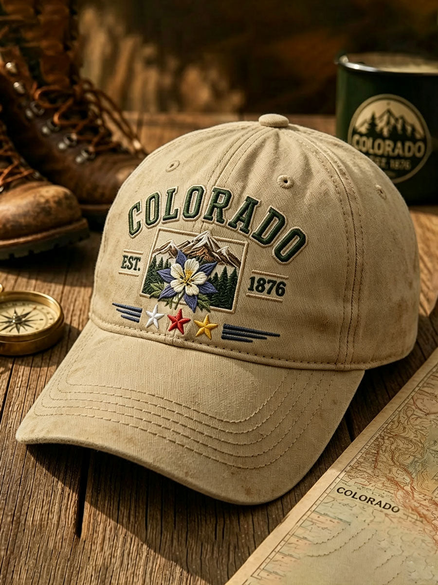 Unisex Colorado Casual Baseball Cap