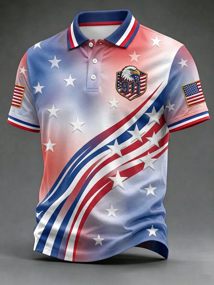 Men's 911 Memorial Short-Sleeve Polo Shirt