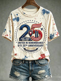 Women's 9/11 Memorial Graphic Top