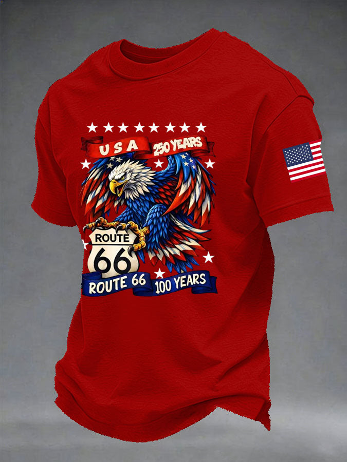 Men'S 250th Anniversary Retro Bald Eagle T-Shirt