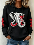 Women's Football Print Sweatshirt