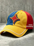 Unisex Retro Football Print Hat