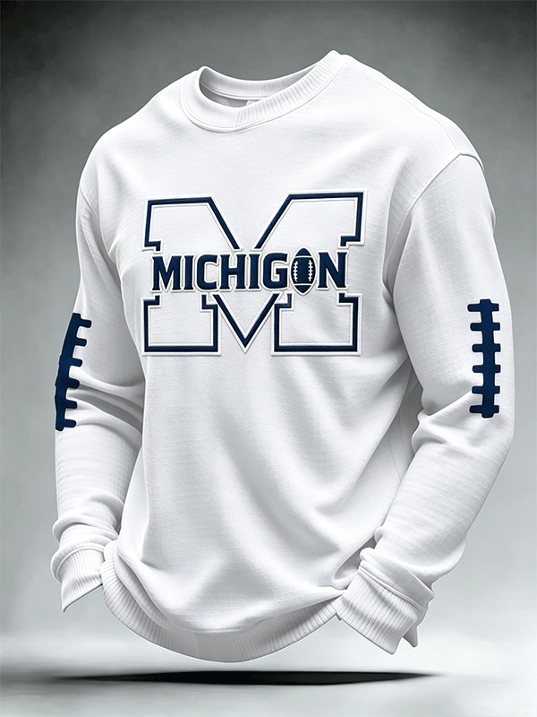 Men'S Football Enthusiast Sports Waffle Top
