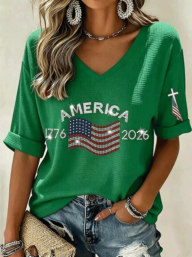 Women's 250th Anniversary Print Top