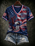 Women's 911 Memorial V-Neck Short-Sleeve T-Shirt