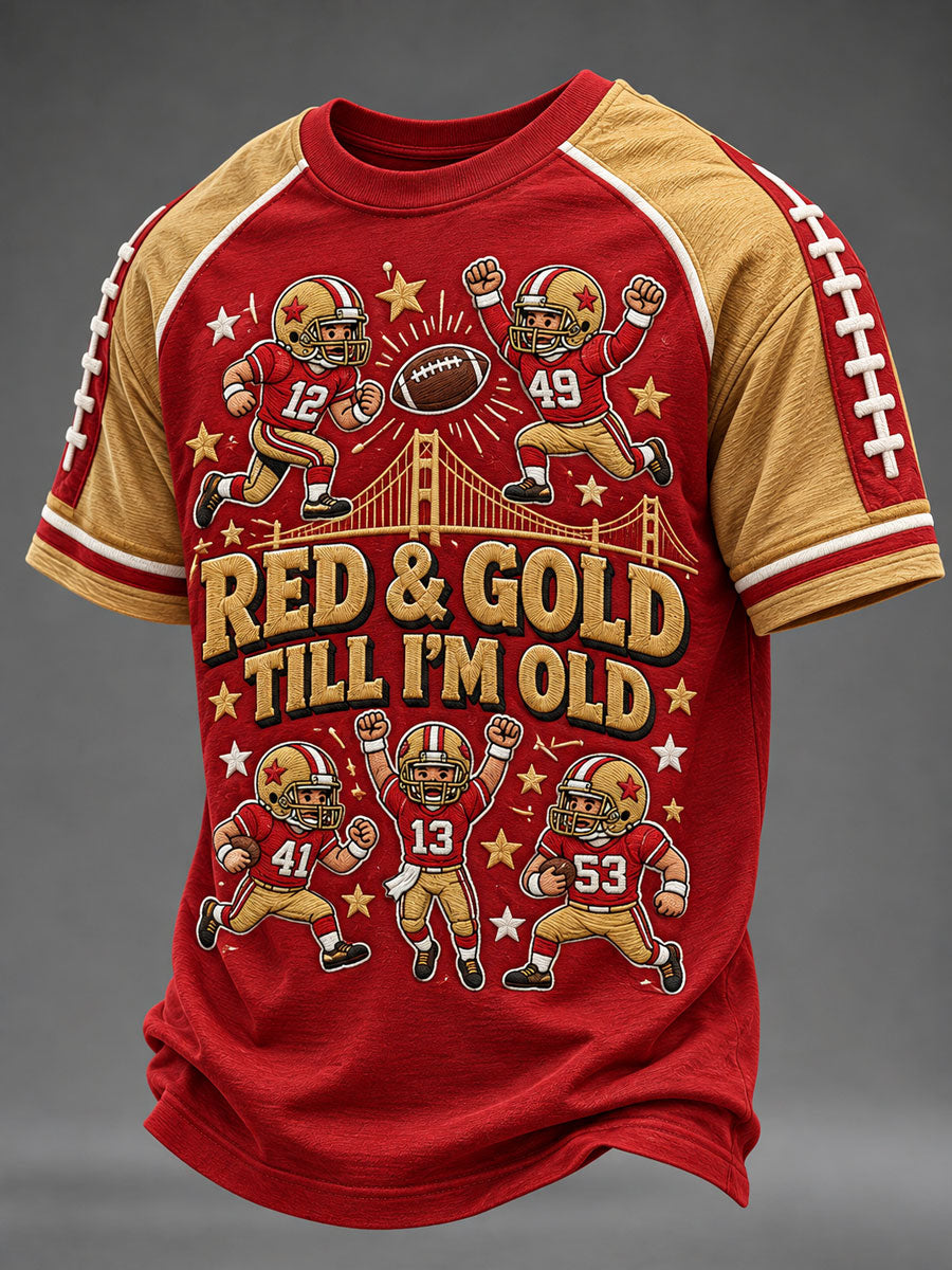 Men'S Football Lover Short Sleeve T-Shirt