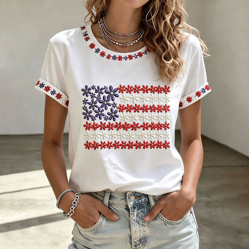Women's 250th anniversary Printed Casual T-Shirt