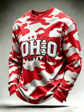Men'S Rugby Printed Waffle T-Shirt