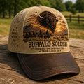 Buffalo Soldiers 1866 Heritage Art Print Vintage Baseball Cap