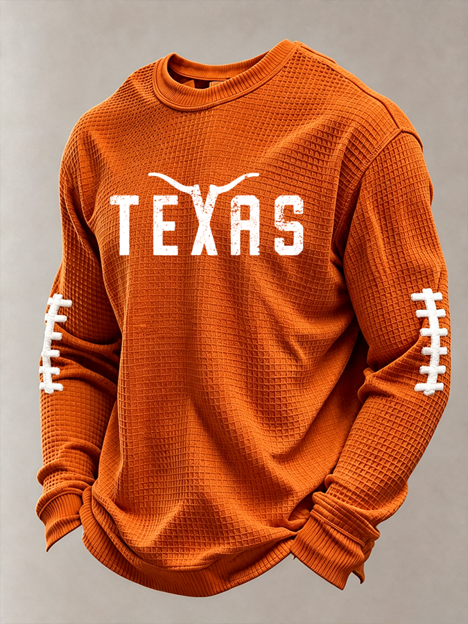 Men's Rugby Printed Waffle T-Shirt