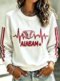 Women'S Retro Rugby Round Neck Sports Shirt