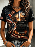Women's 9/11 Memorial V-Neck Top