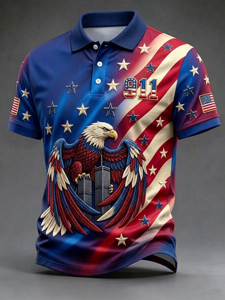 Men's 911 Memorial Short-Sleeve Polo Shirt