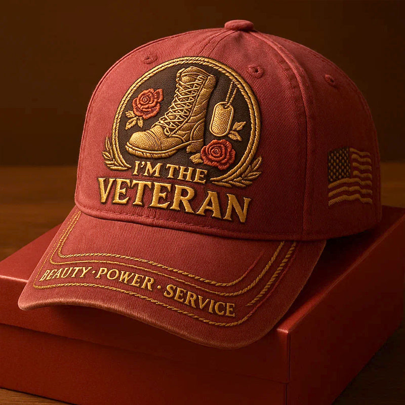Women's Veterans Print Hat