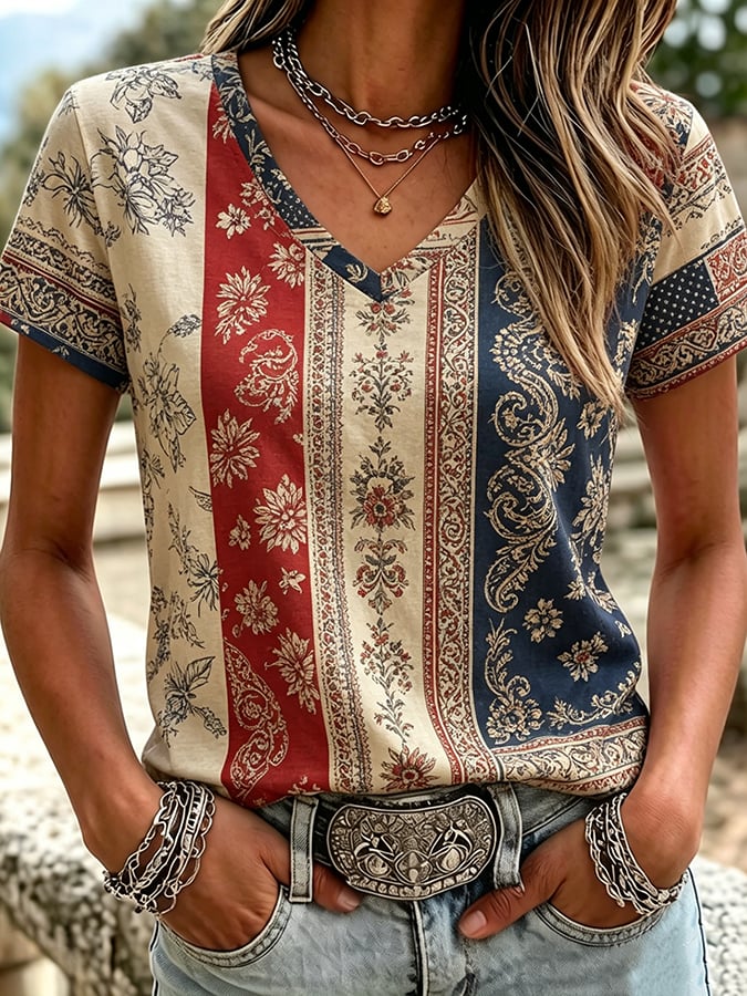 Women's 250th Anniversary Short-Sleeve Printed T-Shirt