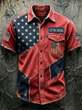 Men'S 250Th Anniversary National Print  Shirt