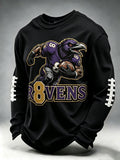 Men'S Football Printed Waffle T-Shirt