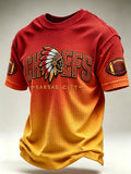 Men'S Football Fan Waffle T-Shirt