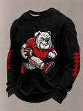Men'S Rugby Printed Waffle T-Shirt