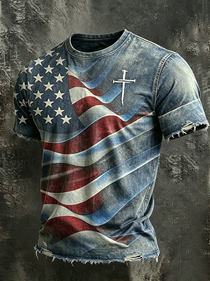 Men's USA Print T-Shirt