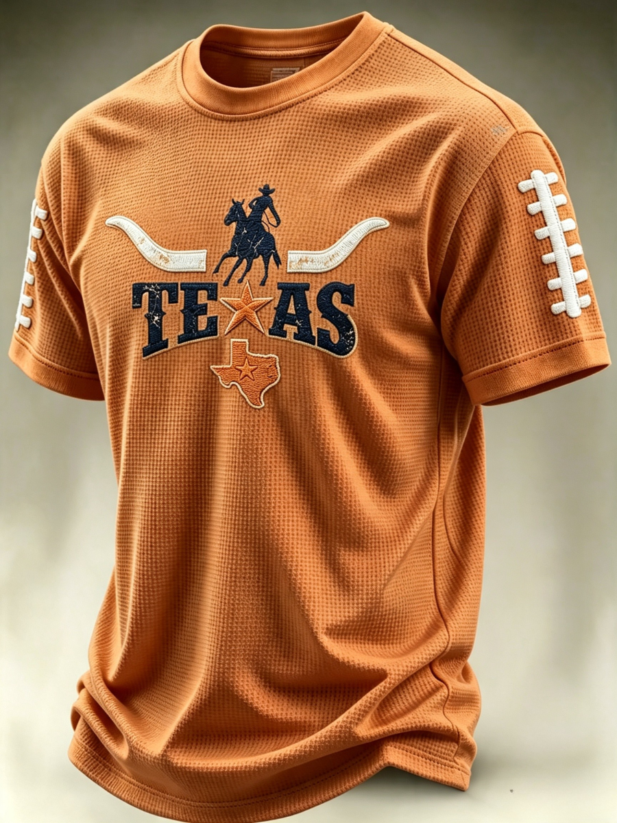 Men's Football Fan Waffle T-Shirt