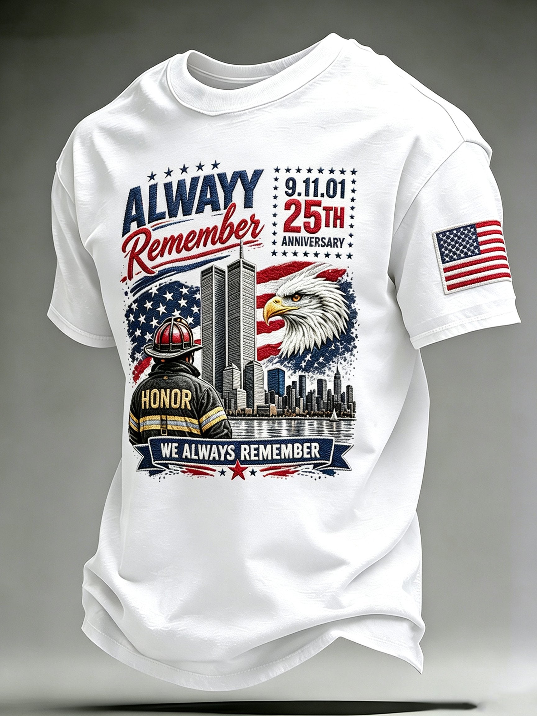 Men's 9/11 Memorial Graphic Top