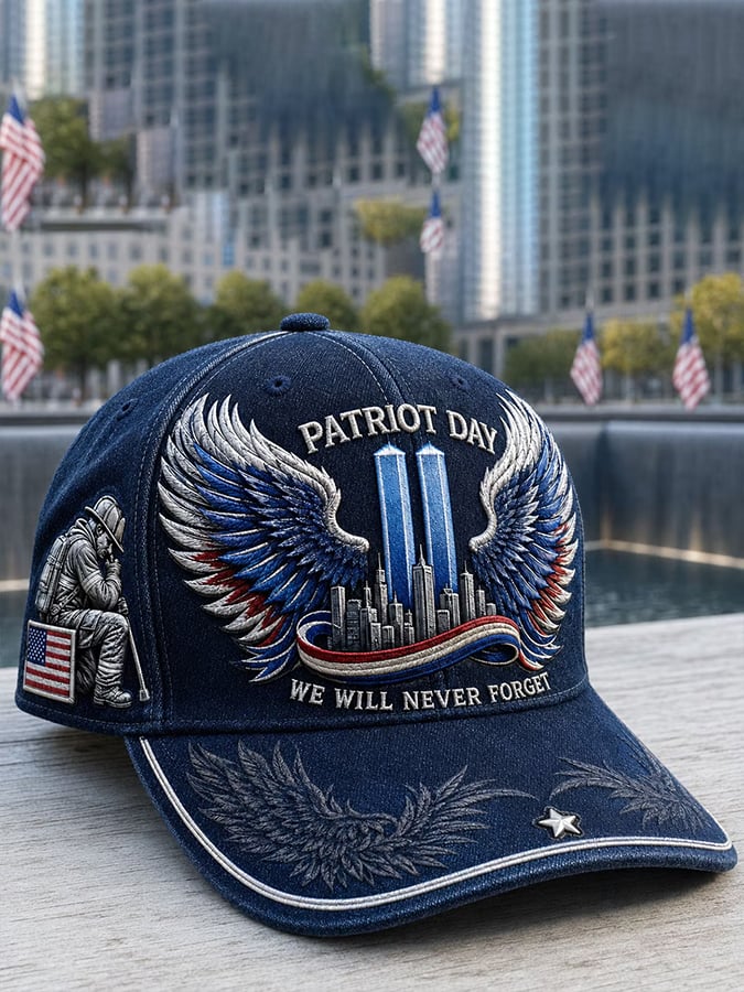9.11 Never Forget Commemorative Printed Hat