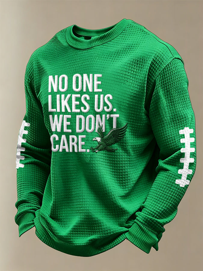 Men's Football print waffle T-shirt