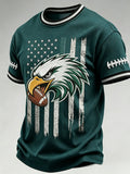 Men'S Football Fan Waffle T-Shirt