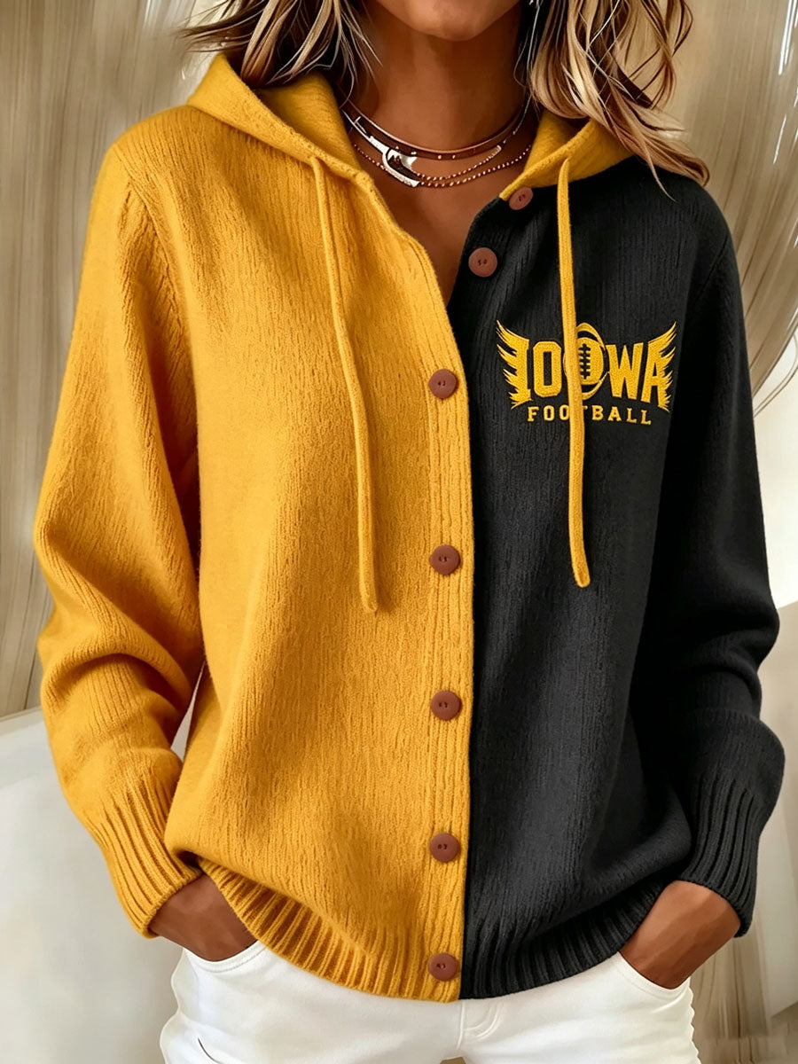 Ladies' Football Fan Casual Knit Sweater