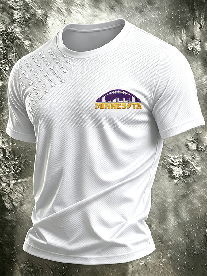 Men's Football Printed Short-Sleeve T-Shirt