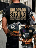 Men's Colorado Strong Print Short Sleeve T-Shirt